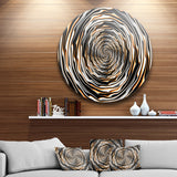 Fractal Rotating Abstract Design' Large Abstract Metal Artwork