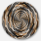 Fractal Rotating Abstract Design' Large Abstract Metal Artwork
