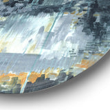 Designart 'I'll Take It Under Consideration 3' Modern & Contemporary Metal Circle Wall Art