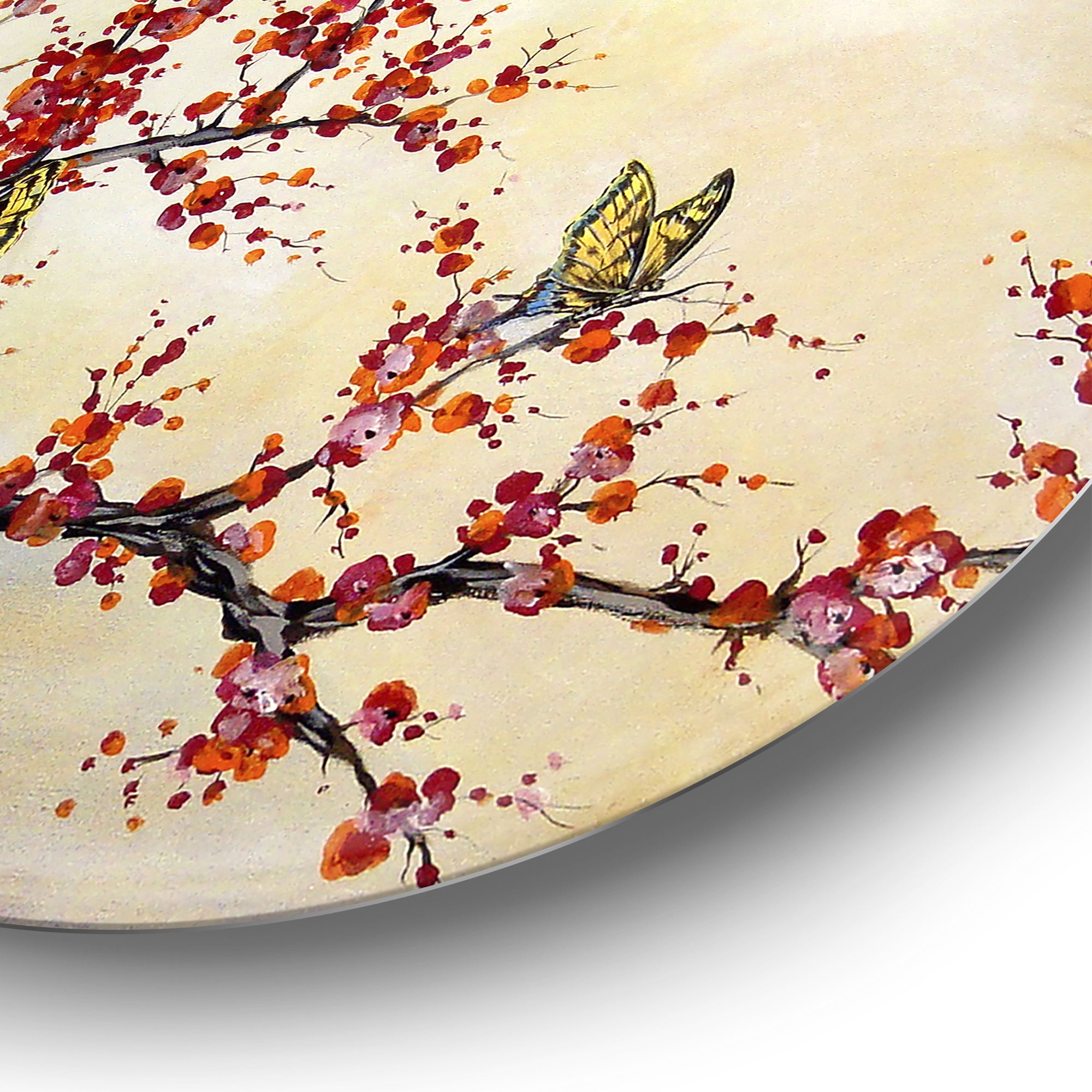 Designart 'Butterfly Blossoms
