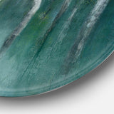 Designart 'Green Forest Dream' Farmhouse Metal Circle Wall Art