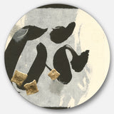 Designart 'Glam Collage I' Glam Metal Circle Wall Art