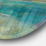 Designart 'Sky and Sea' Nautical & Coastal Metal Circle Wall Art