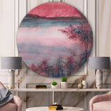 Designart 'Quiet Time' Shabby Chic Metal Circle Wall Art
