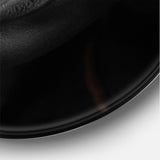 Designart 'Portrait of A Afro American Girl with Gold Makeup' Modern Metal Circle Wall Art