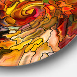 Illusions of Stained Glass' Abstract Metal Artwork