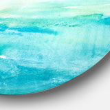 Abstract Sea Close up' Abstract Circle Metal Wall Art