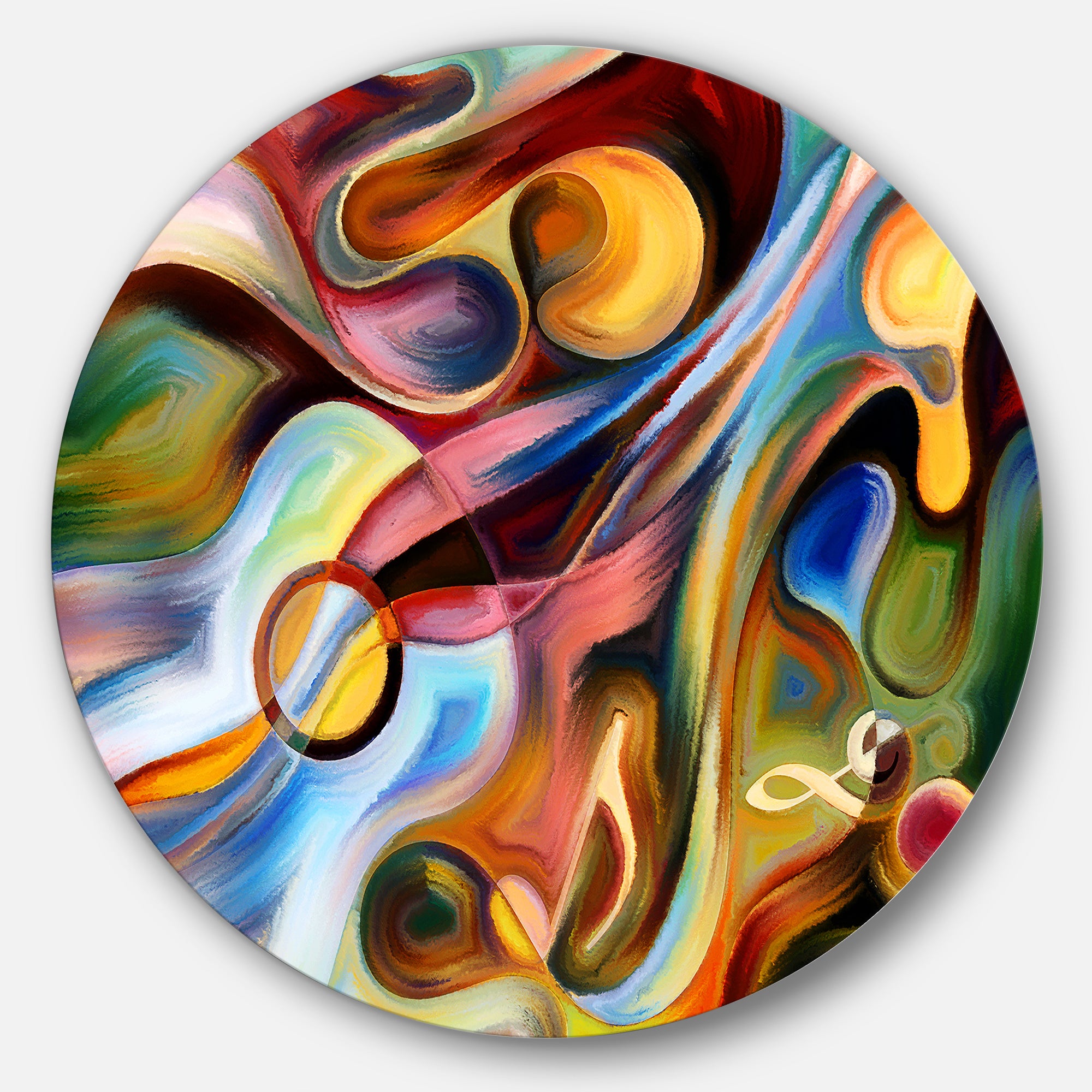 Music beyond the Frames' Music Circle Metal Wall Art