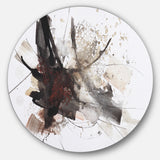 Artistic Splash' Landscape Circle Metal Wall Art