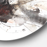 Artistic Splash' Landscape Circle Metal Wall Art
