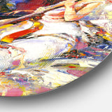 The Guitarists' Music Circle Metal Wall Art