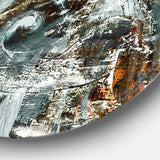 Contemporary Abstract Design' Abstract Circle Metal Wall Art