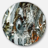 Contemporary Abstract Design' Abstract Circle Metal Wall Art