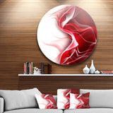 3D Fractal Abstract Design' Abstract Circle Metal Wall Art