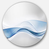 3D Wave of Water Splash' Abstract Circle Metal Wall Art