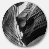 Lower Antelope Canyon' Landscape Photo Circle Metal Wall Art