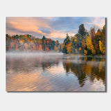 Autumn Foliage By The Lakeside Wall Art