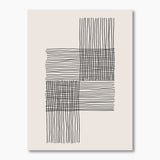 Minimal Geometric Compostions Of Elementary Forms XIX Wall Art