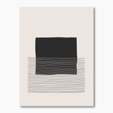 Minimal Geometric Lines And Squares VIII Wall Art