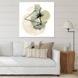 Abstract Landscape Of Mountains Moon and Tree