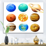 Various Planets In Orbit