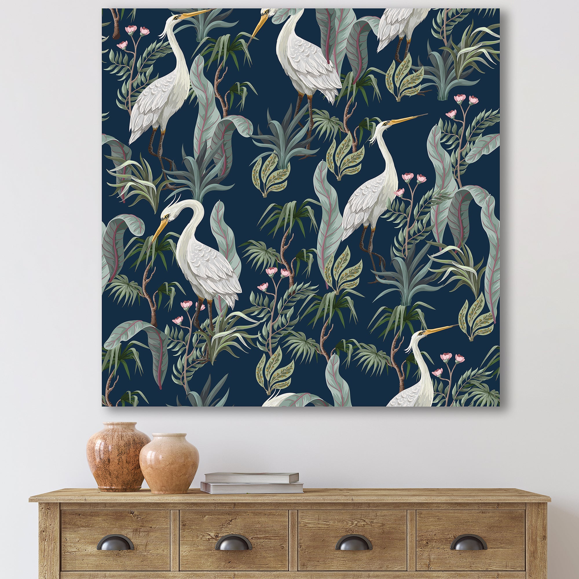 Chinoiserie With Birds and Peonies VII