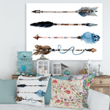 Ethnic Feathers and Flowers On Native Arrows IV