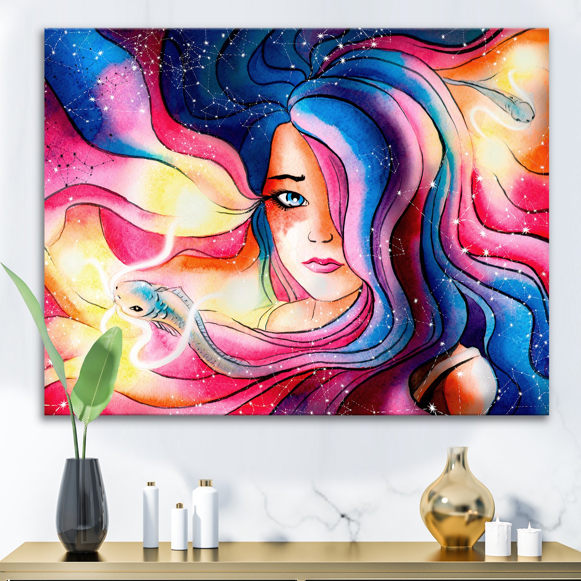 The Girl With The Glowing Hair