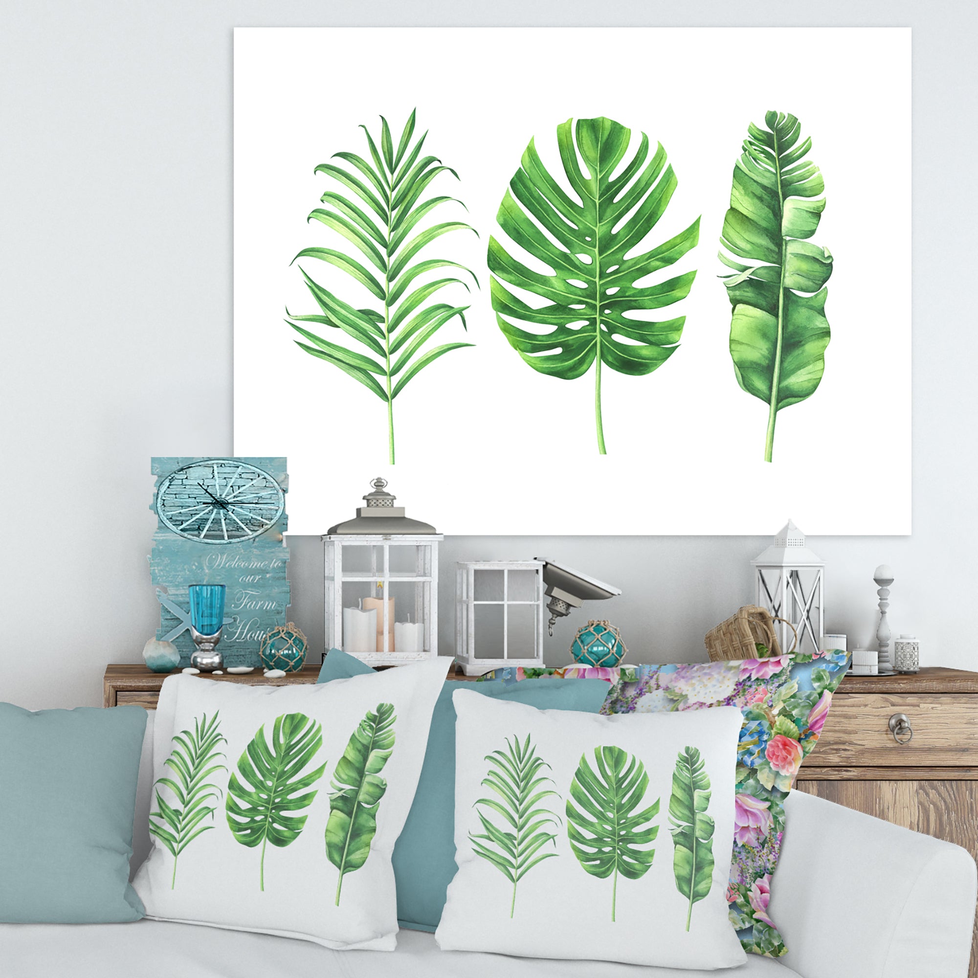 Tropical Leaf Of Monstera IV