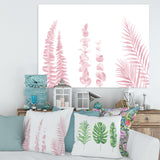 Blush Pinkeucalyptus and Palm Branches