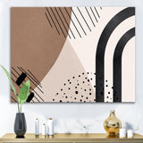 Abstract Shapes in Terracotta and Ivory Shapes I
