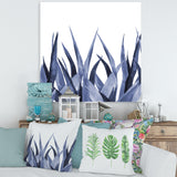 Navy Blue Agave Leaves