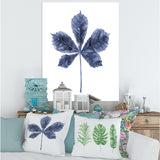 Navy Blue Chestnut Leaf