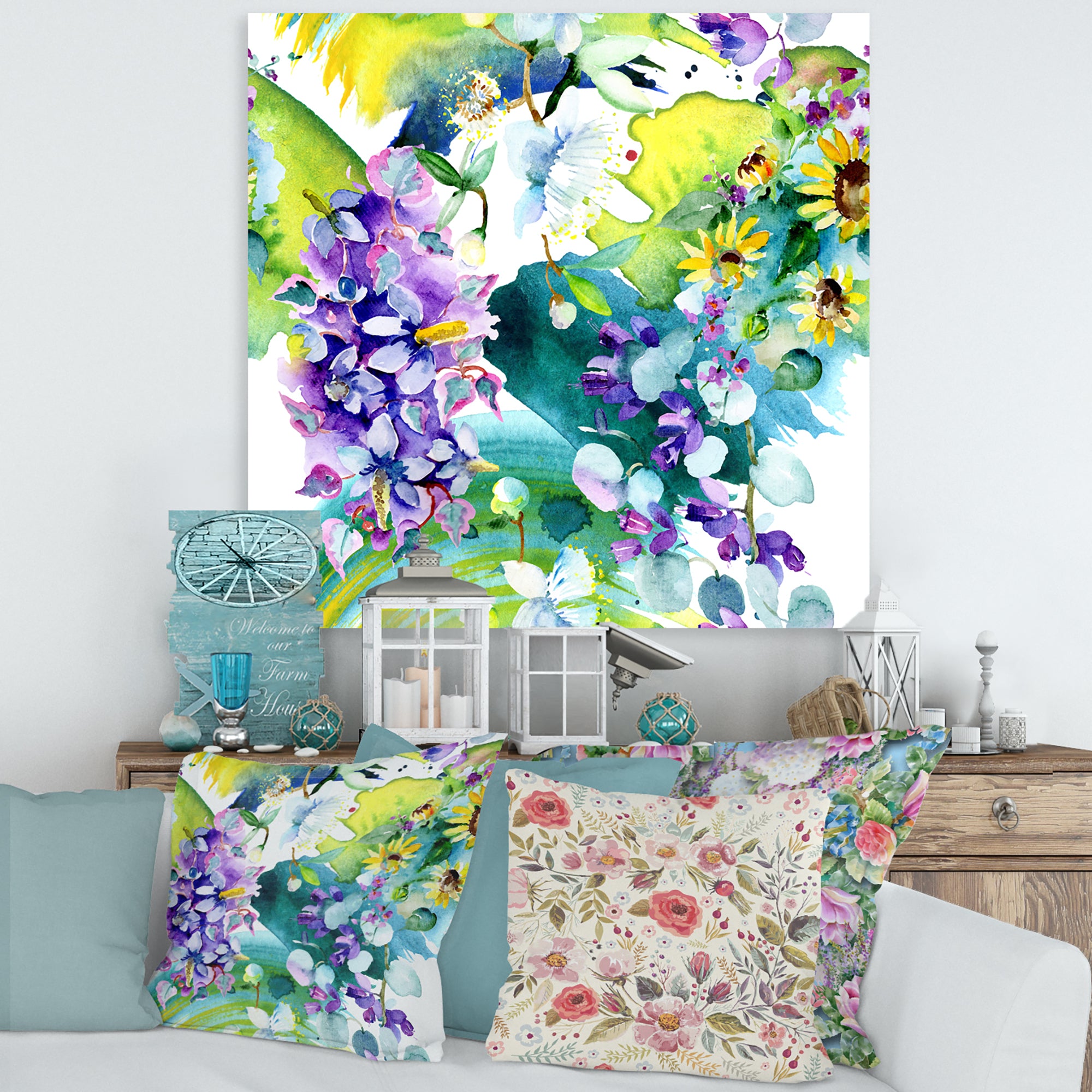 Bouquet of Wildflowers and Sunflowers