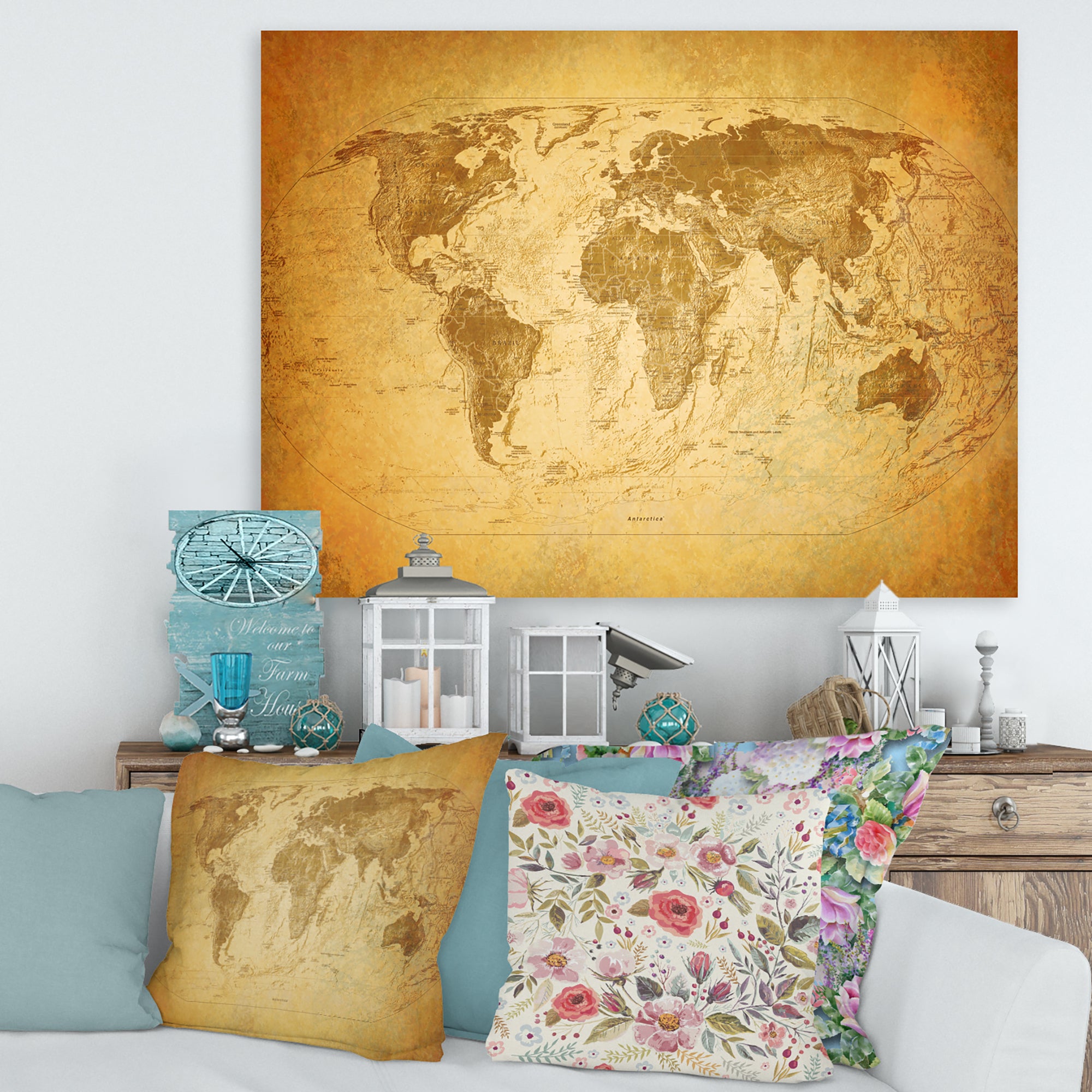 Ancient Map of The World X