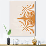 Orange Sun Print I