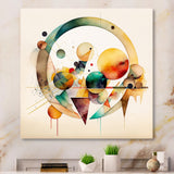 Multi-Color Watercolor Geometric Art IV