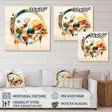 Multi-Color Watercolor Geometric Art IV