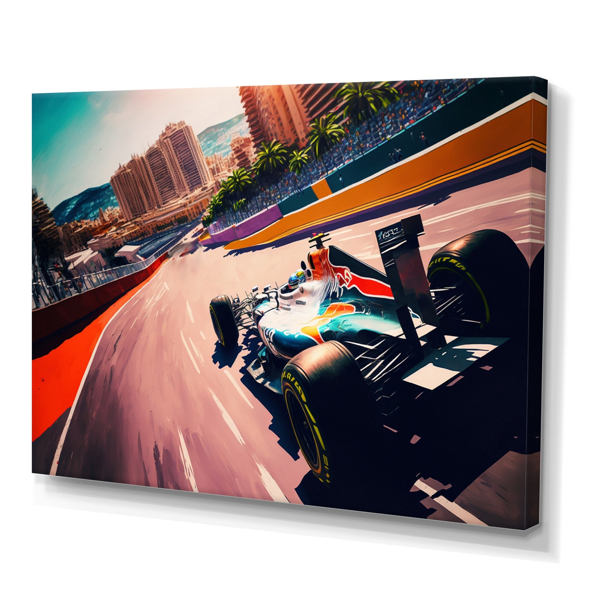 Racing car in Monaco GP III