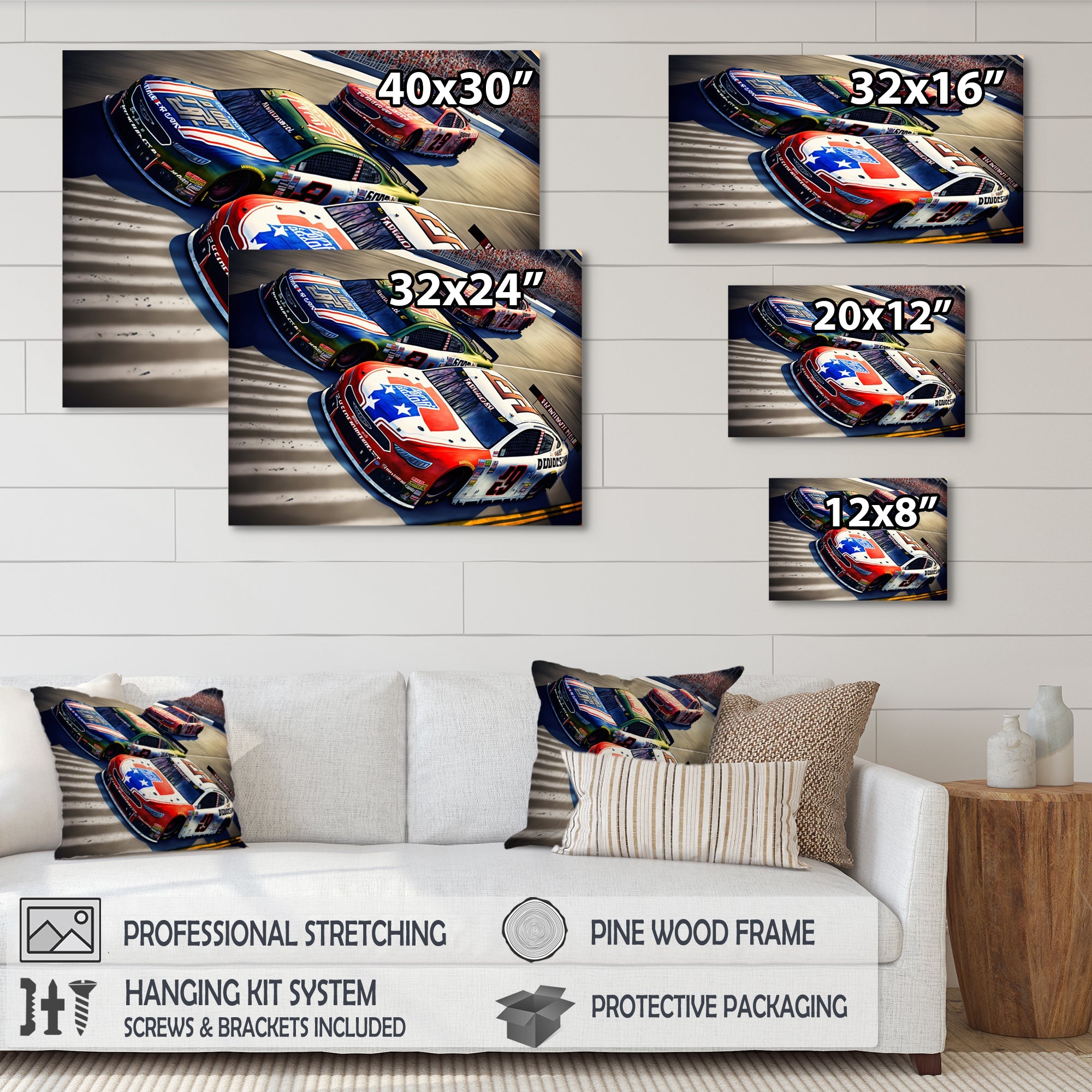 American Race Car Finishing Line