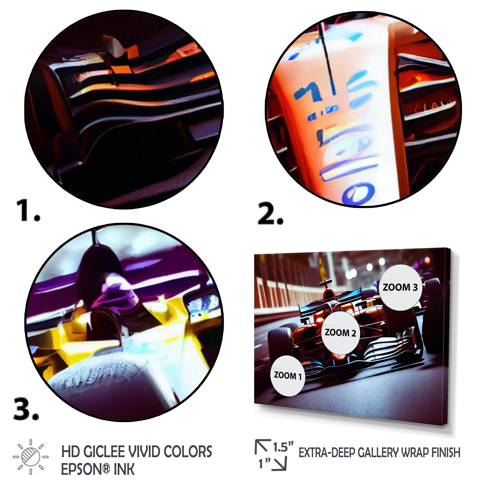 Racing car in Monaco GP II