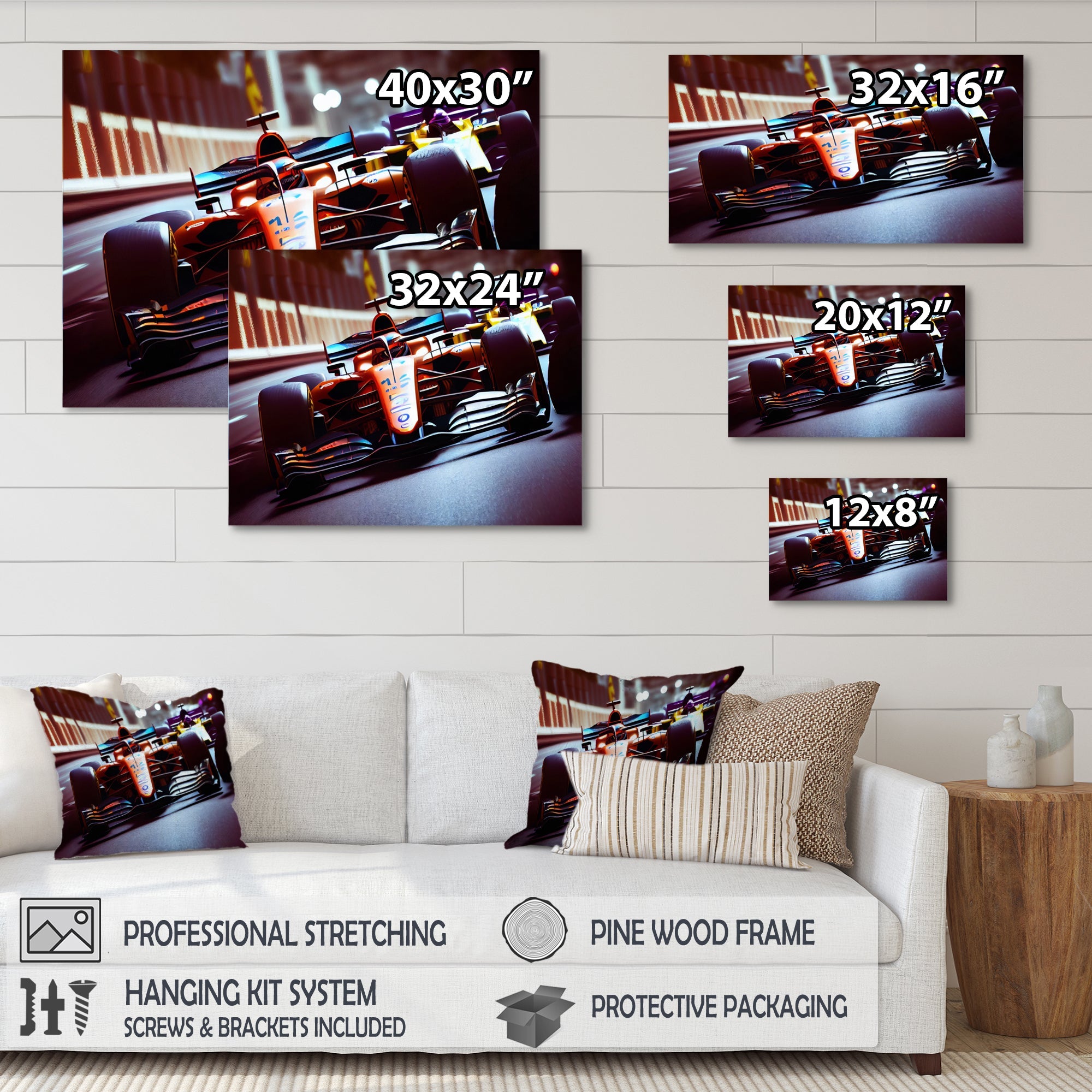 Racing car in Monaco GP II