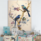 Multicolor Birds On Plum Blossoms Tree VII