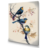 Multicolor Birds On Plum Blossoms Tree XV