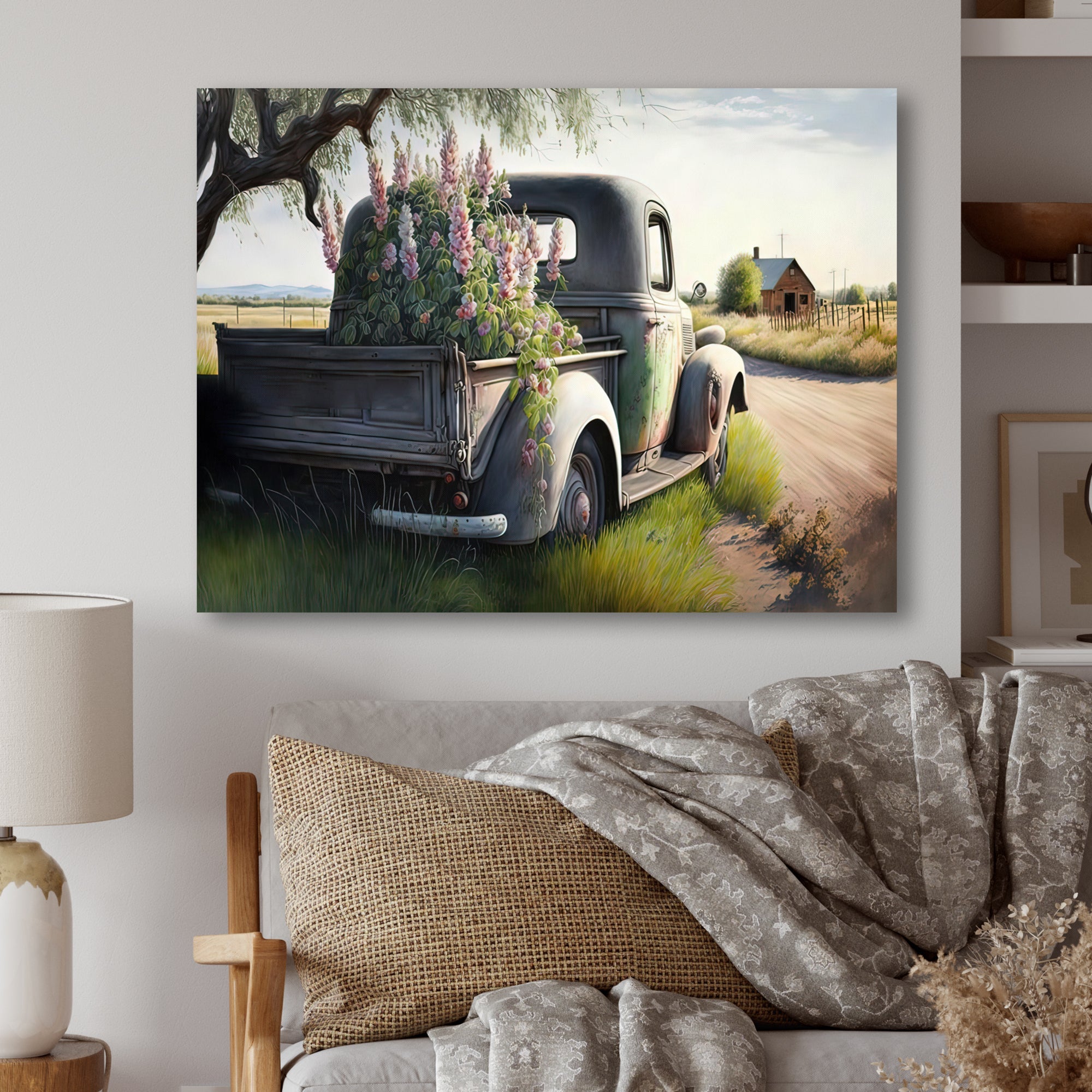 Barn Flower Delivery Truck VII