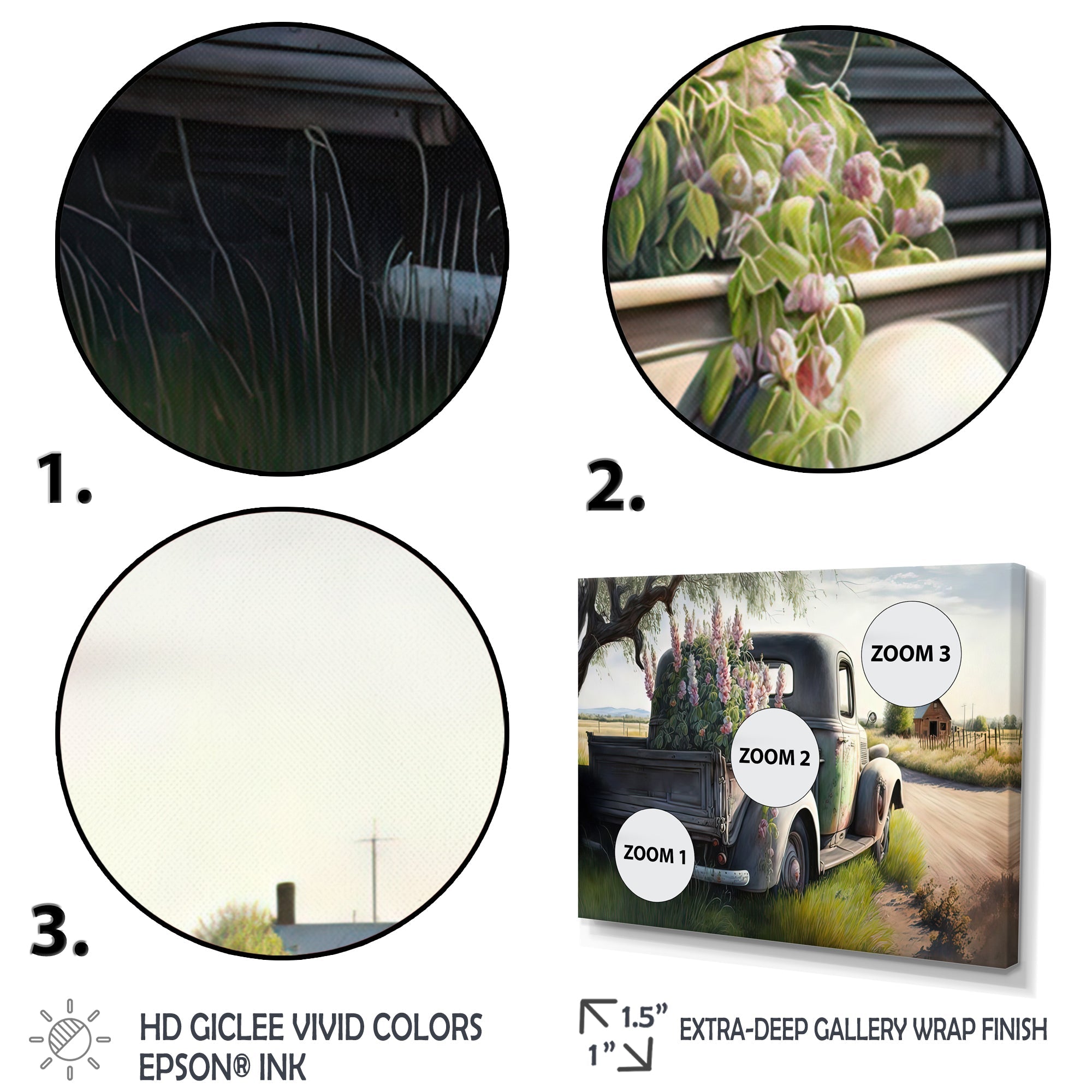 Barn Flower Delivery Truck VII