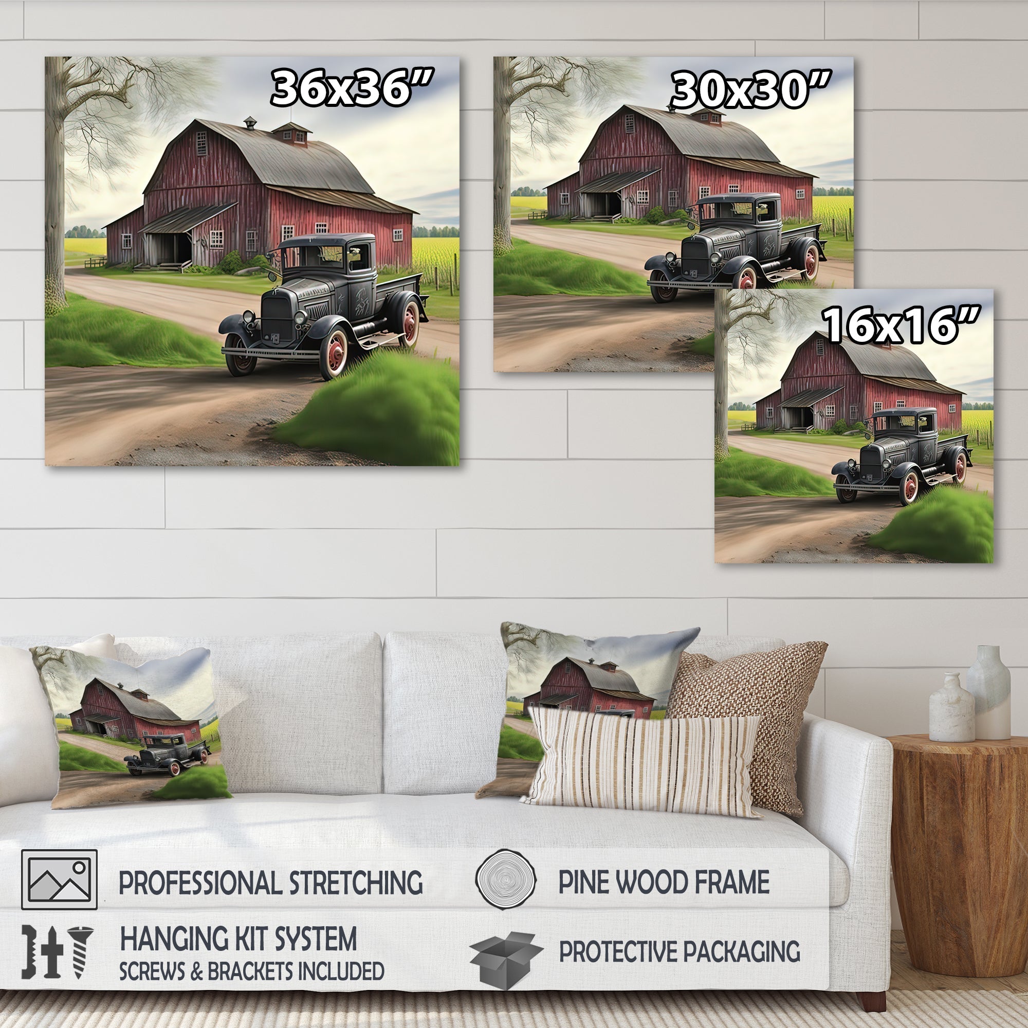 30S Ford Car In Barn III