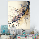 Pink And Plum Cherry Blossom Branch II