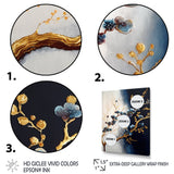 Blue Cherry Blossom Branch VI