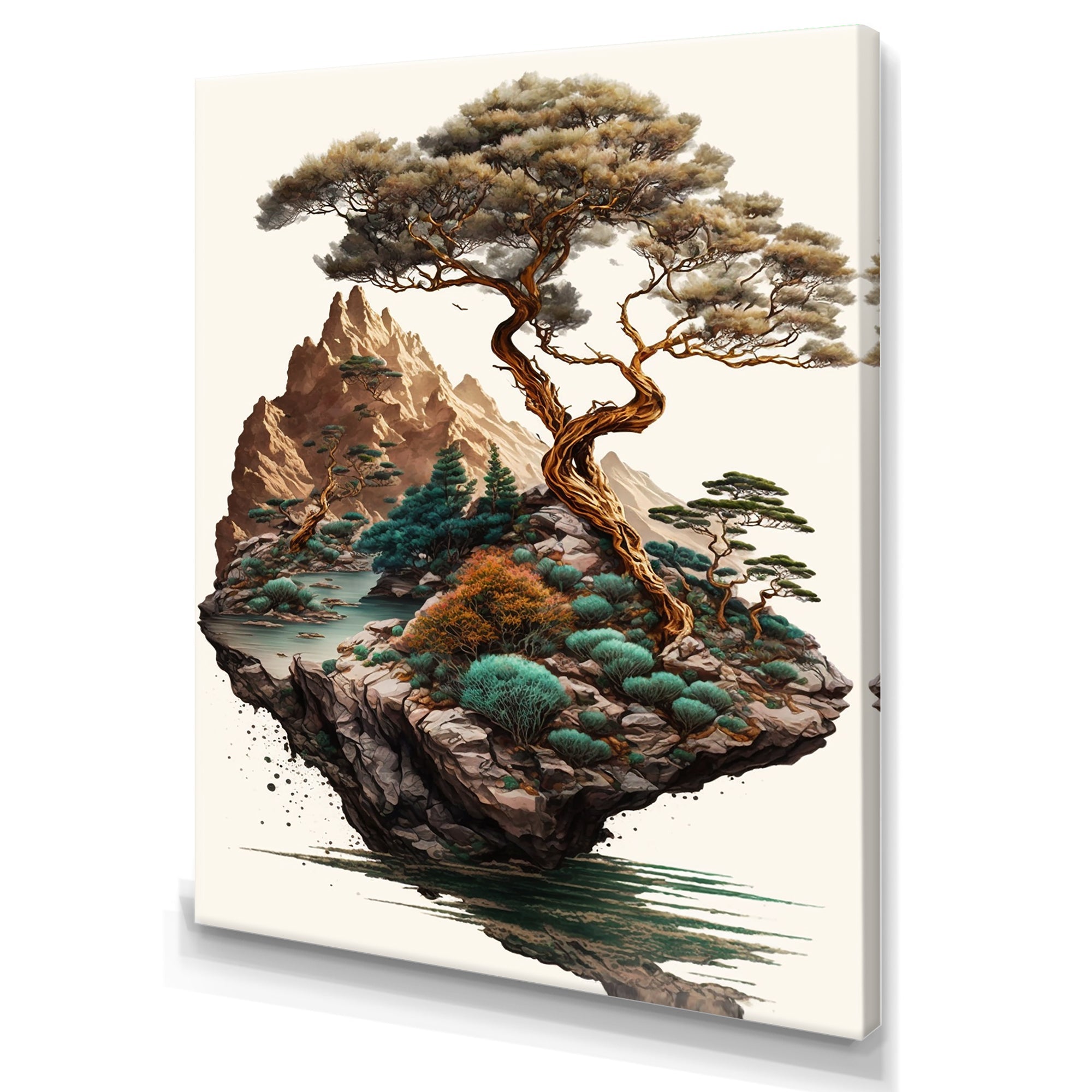 Bonsai Tree On A Rock II